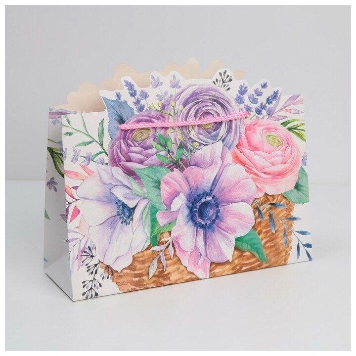 Дарите Счастье Пакет подарочный «Чудесный день», 30 × 23 × 10 см