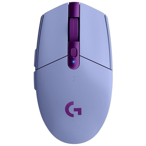 Беспроводная игровая мышь Logitech G G304 Lightspeed, сиреневый беспроводная игровая мышь logitech g g304 lightspeed синий