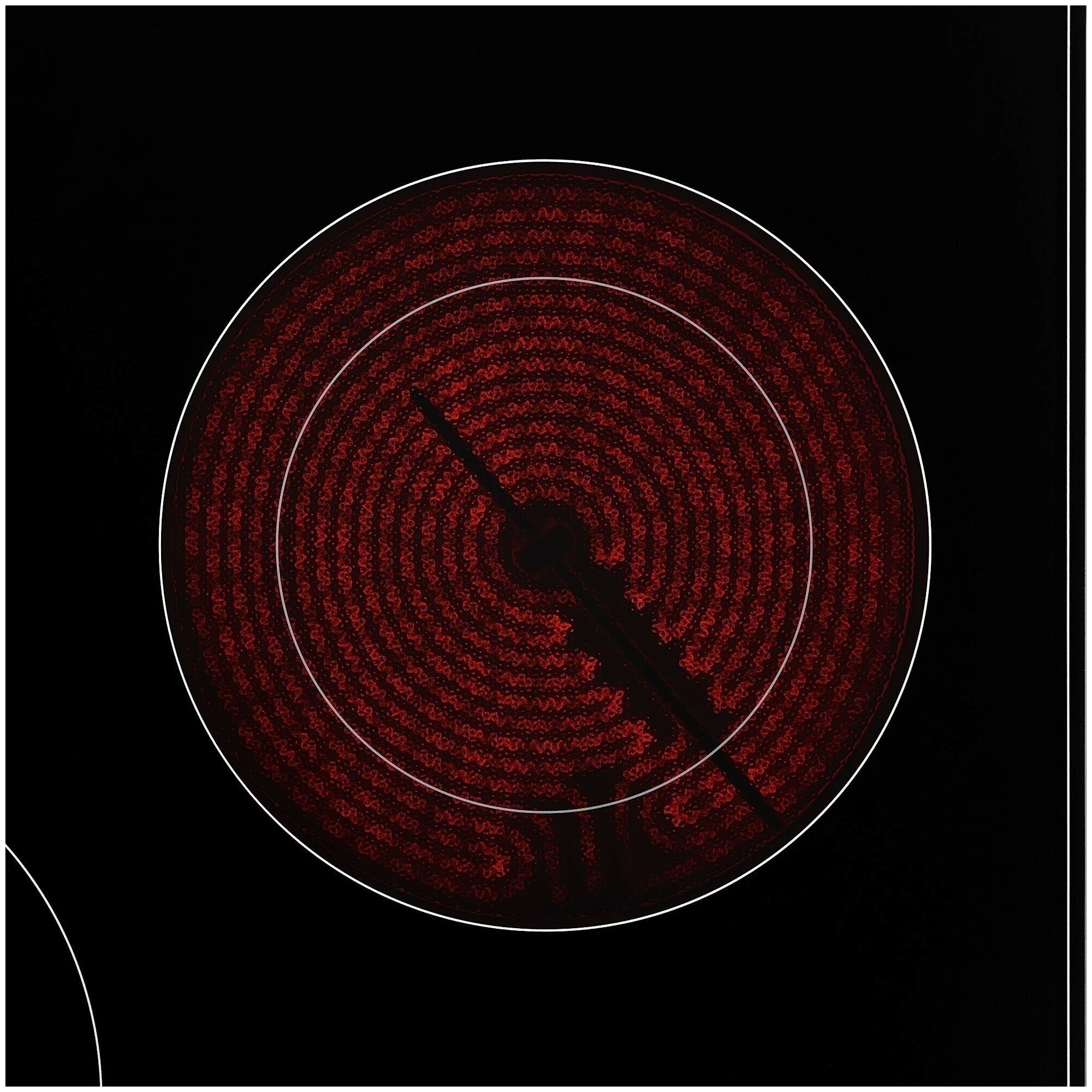 Поверхность стеклокерамическая KRONA LAUREL 45 BL черный (3 конф) - фотография № 8