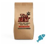 Корм THE BEST рыба мелкая гранула 15 кг для собак всех пород - изображение