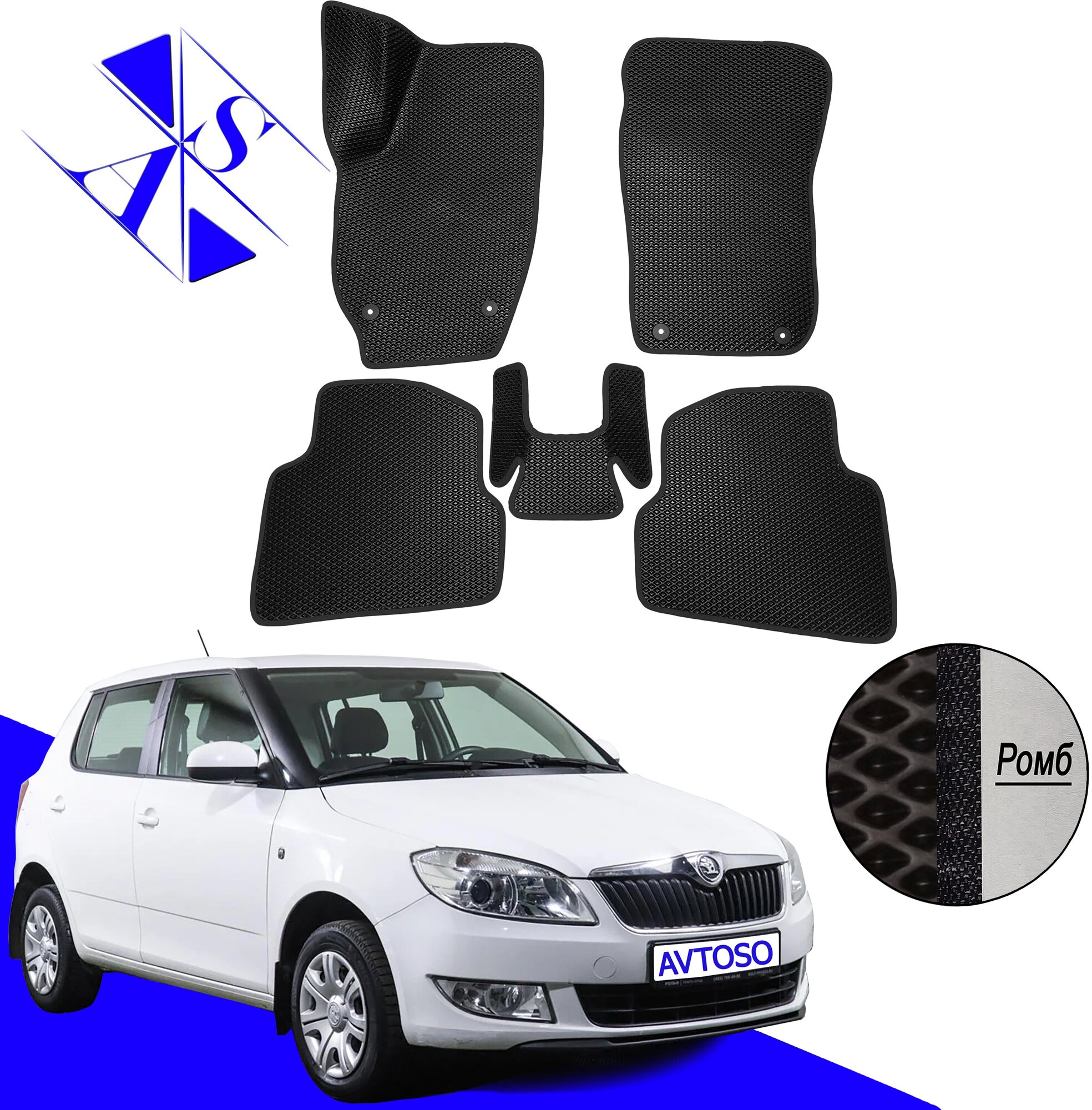 Skoda Fabia 2 (MK2) Шкода Фабия МК2 2007-2014