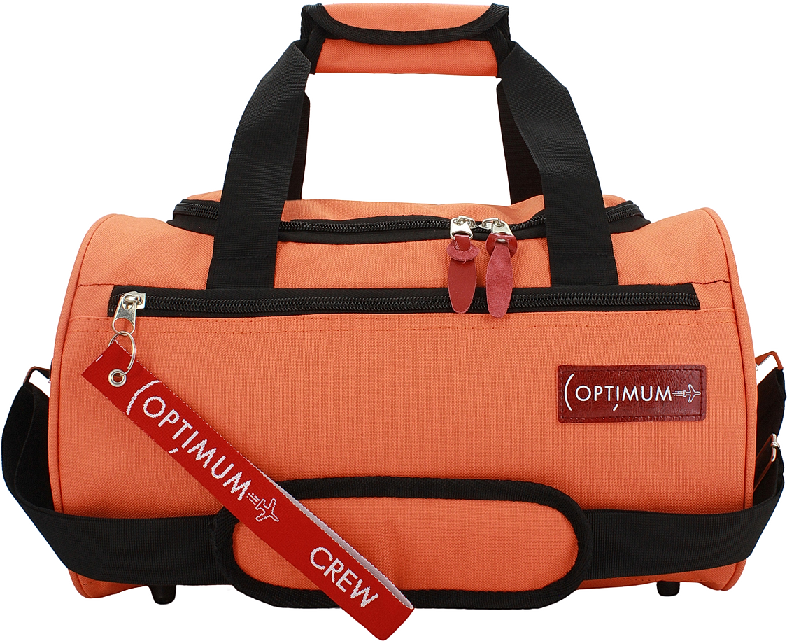 Спортивная сумка женская для фитнеса маленькая детская, оранжевая - фотография № 2