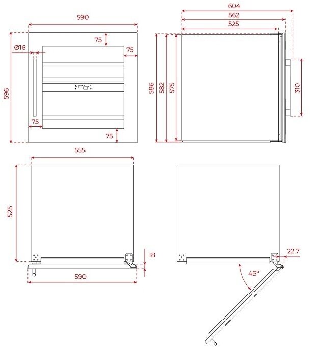 Винный шкаф TEKA RVI 20041 - фотография № 7