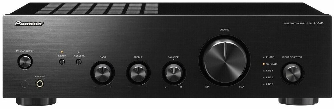 Интегральный усилитель стерео Pioneer A-10AE, black