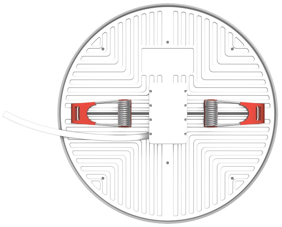 Светильник gauss 9034460224, LED, 22 Вт, 4000, нейтральный белый, цвет арматуры: белый, цвет плафона: белый - фотография № 3