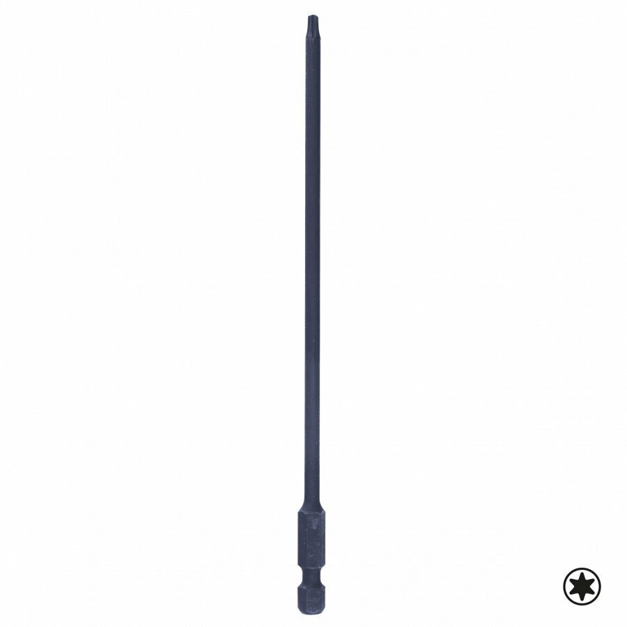 Вставка (бита) торцевая 1/4", TORX, Т9, L = 150 мм, для шуруповерта KING TONY 711509T