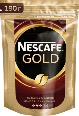 NESCAFE GOLD пакет, 190 г