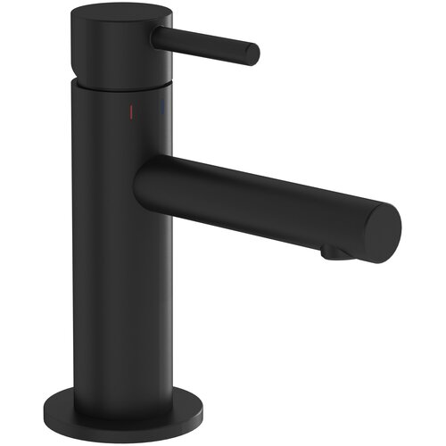 смеситель vitra для ванны с душем origin черный a4261936 Смеситель Origin для раковины, цвет матовый черный VitrA Origin A4255536