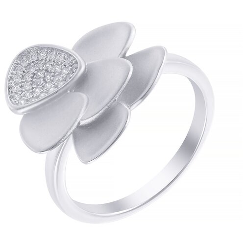 фото Element47 кольцо из серебра 925 пробы с кубическим цирконием r83680_ko_001_wg, размер 18