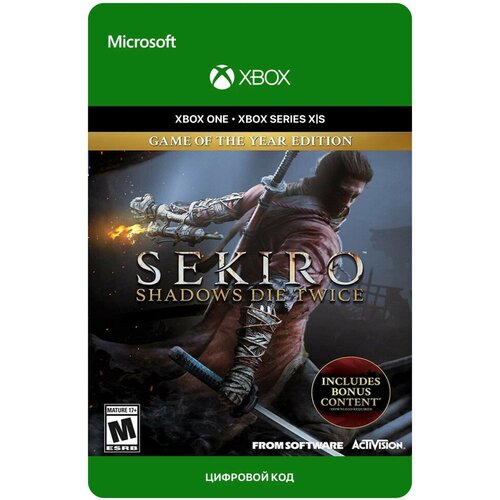 Игра Sekiro: Shadows Die Twice - GOTY для Xbox One/Series X|S (Аргентина), русский перевод, электронный ключ