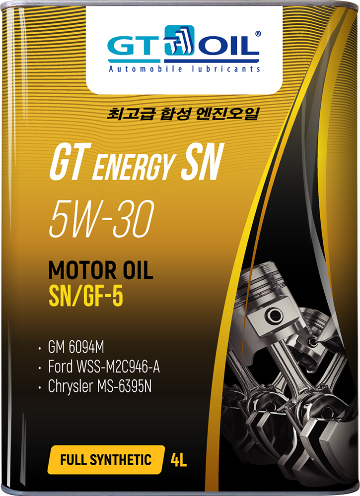 GT OIL Масло Energy SN, SAE 5W30, API SN, 4л 8809059407257 .