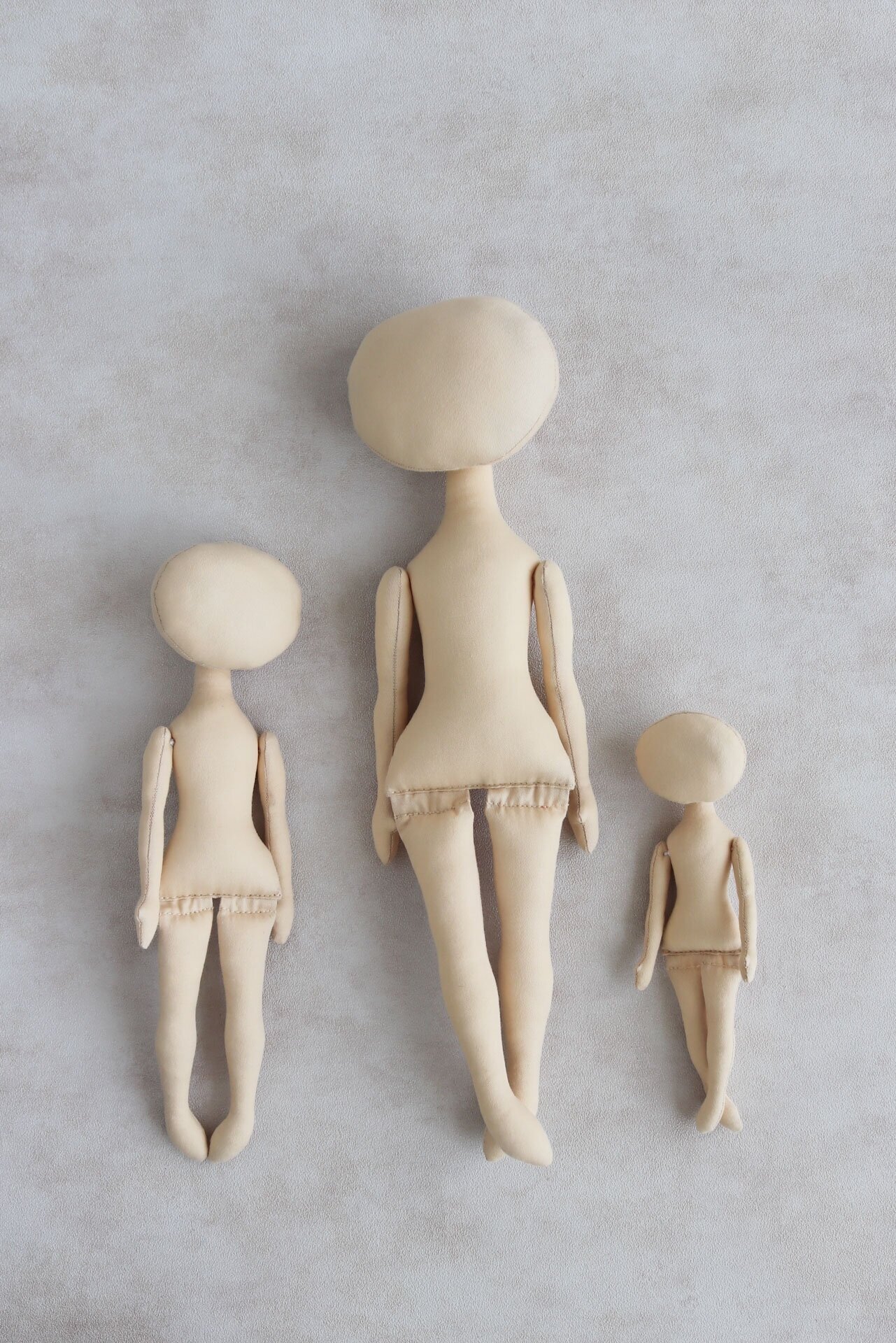 Ася, 36 см. Заготовка интерьерной куклы из текстиля для хобби, рукоделия, творчества