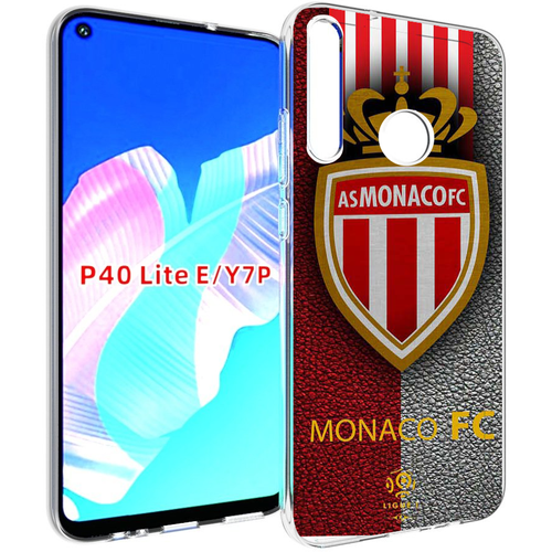 Чехол задняя-панель-накладка-бампер MyPads фк монако для Huawei P40 Lite E/Huawei Y7p/Honor Play 3/Enjoy 10 противоударный