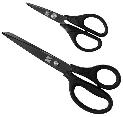 Ножницы с титановым покрытием HuoHou Titanium Stationery Scissors (2шт офисные/швейные)