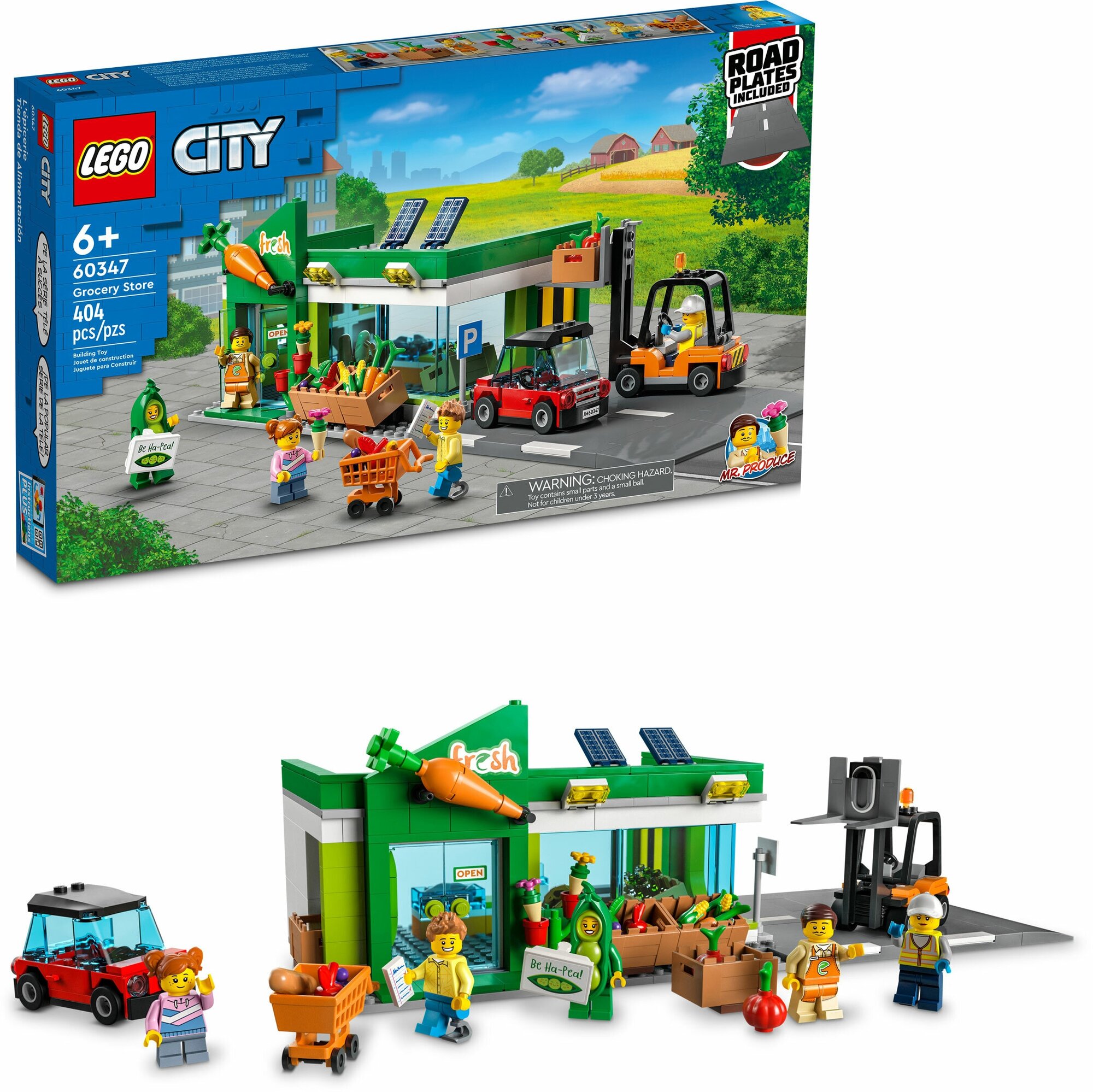 Конструктор LEGO City "Продуктовый магазин" 60347 - фото №17