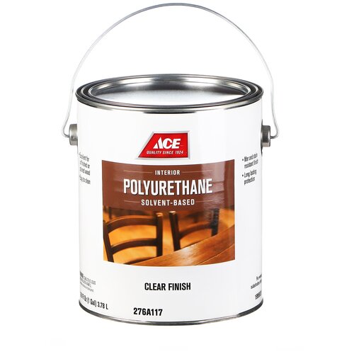 Лак для внутренних и наружных работ POLYURETHANE Clear Finish, 0,946 литра, блеск матовый