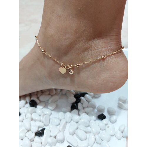фото Браслет на ногу xuping jewelry, длина 26 см, золотой