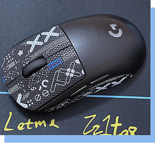 Самоклеящиеся противоскользящие накладки / грипсы для мыши Logitech G Pro x Superlight или G Pro Wireless 4