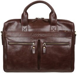 Accordi Деловая сумка Accordi 7122 brown