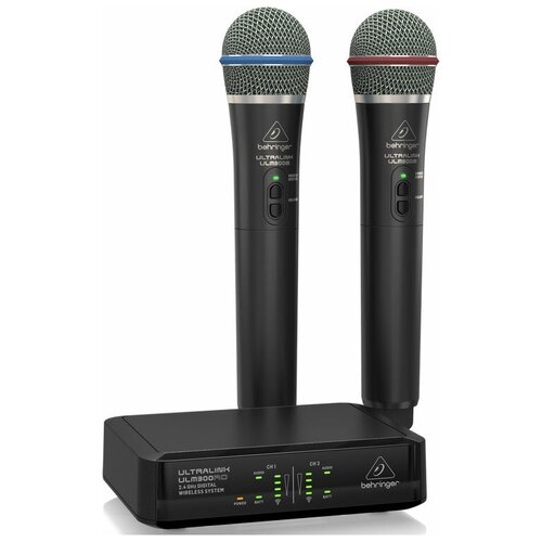 Behringer ULM302MIC Радиосистема микрофонная цифровая с 2-мя ручными передатчиками и приемником