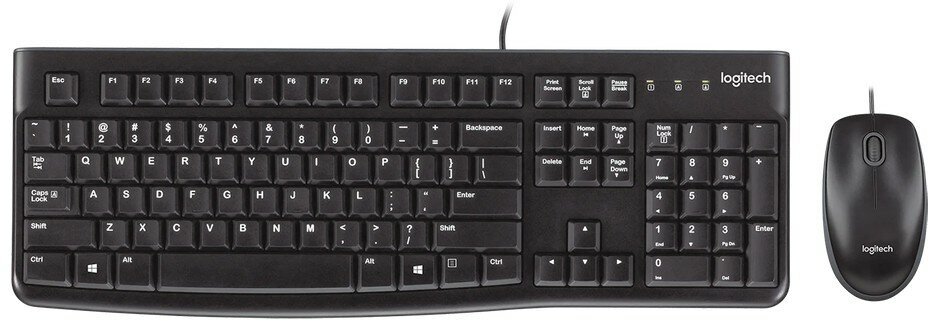 Комплект Logitech MK120 Desktop (клавиатура+мышь) (арт. 920-002589, M/N: YU0036 / M-U0026), латиница