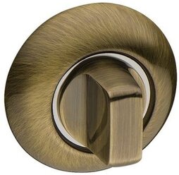 Завертка дверная Kerron, круглая, DN7900 AB/CP, античная бронза, хром