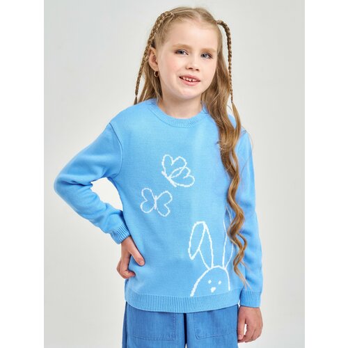 Джемпер АЙVА, размер 122, голубой