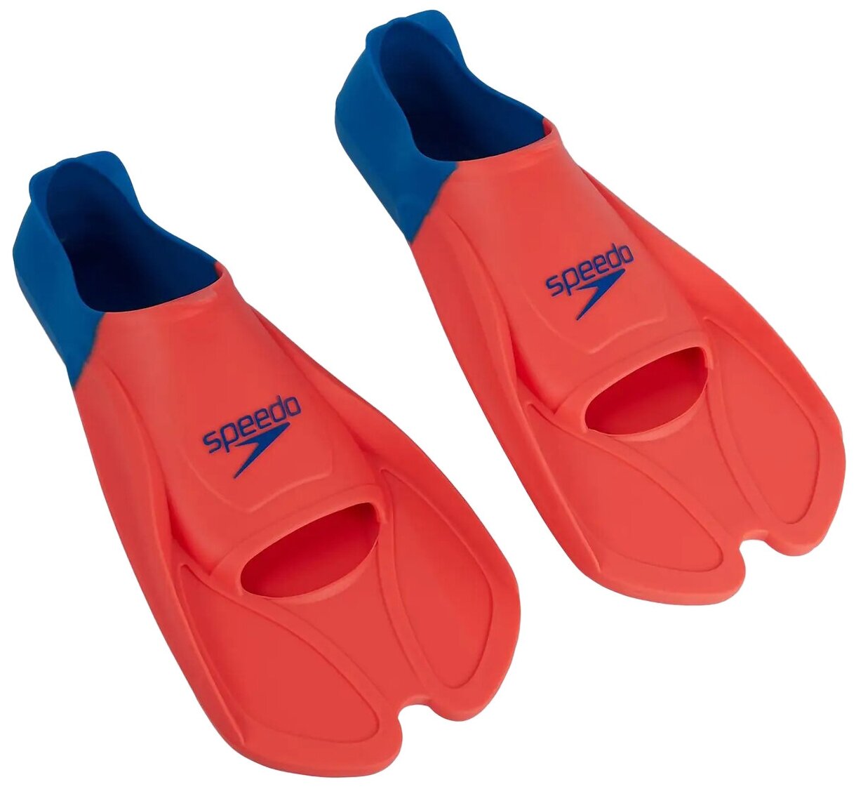 Ласты для плавания Speedo Adult fins (1 pair), orange/blue, размер 42-43.5