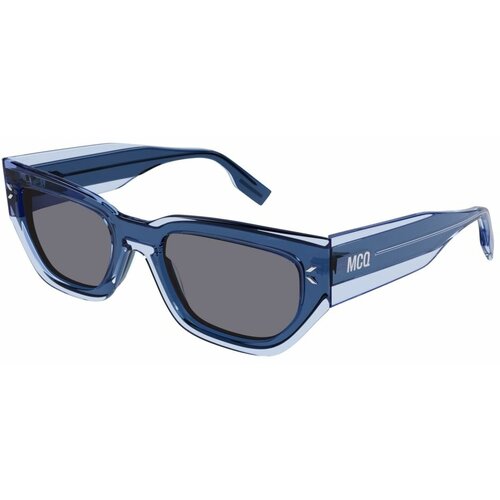 Солнцезащитные очки McQ Alexander McQueen, синий солнцезащитные очки mcq alexander mcqueen бордовый