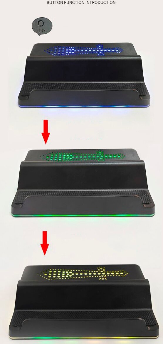Док-станция с RGB для Steam Deck 5-в-1 Подставка и Зарядка для приставки