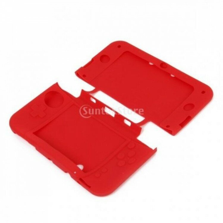 Силиконовый чехол (Silicon Case Red) Красный для New 3DS (Nintendo 3DS)