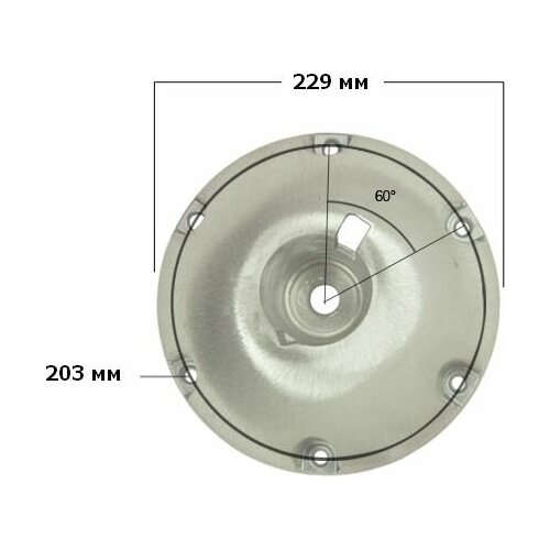 Основание 229 мм накладное для стоек Taper-Lock 1600010