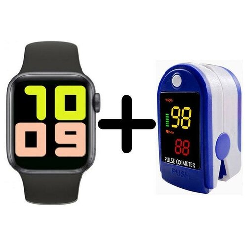 Умные часы BandRate Smart SX1818BB-SET2 с пульсометром шагомером мониторингом сна 670500₽