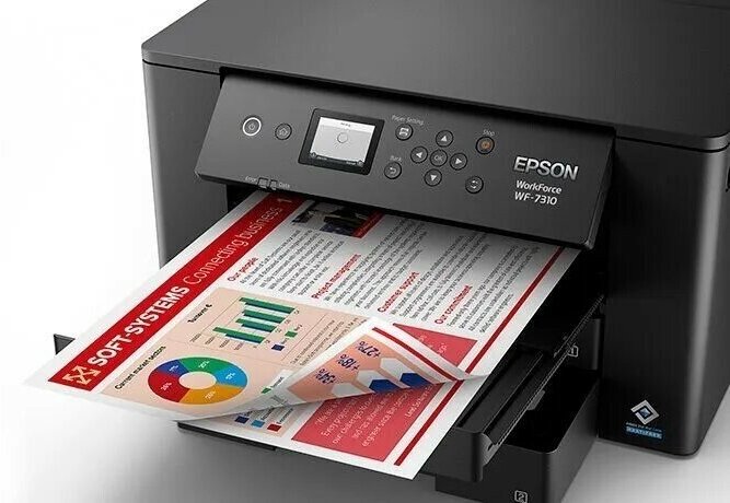 Струйный принтер Epson WorkForce WF-7310DTW A3 +