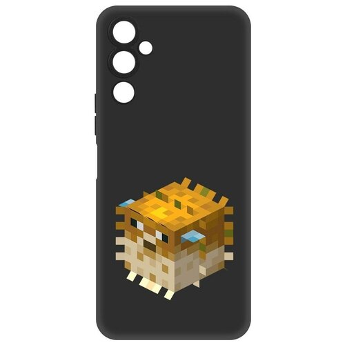 Чехол-накладка Krutoff Soft Case Minecraft-Иглобрюх для TECNO Pova 4 черный чехол накладка krutoff soft case minecraft иглобрюх для tecno camon 19 черный