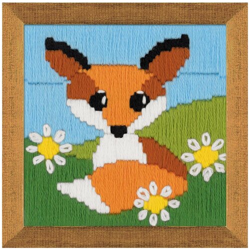 фото Набор для вышивания риолис 1714 лиса в ромашках