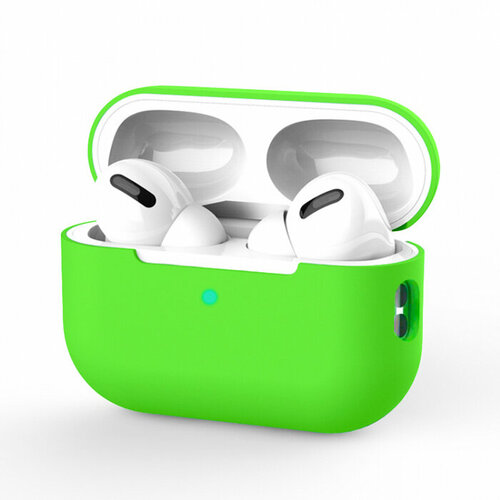 Силиконовый чехол для Airpods Pro 2 Ярко-зеленый