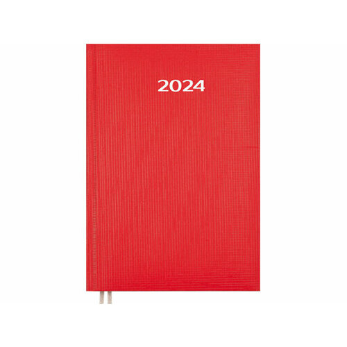 Ежедневник датированный 2024 Attomex. Lancaster A5 (145 ммx205 мм) 352 стр, белая бумага 70 г/м2, к