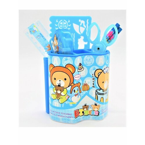 Набор настольный детский голубой 379₽