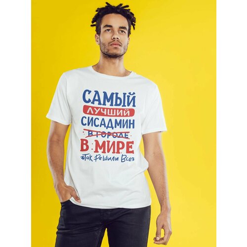 фото Футболка, размер 3xl, белый нет бренда