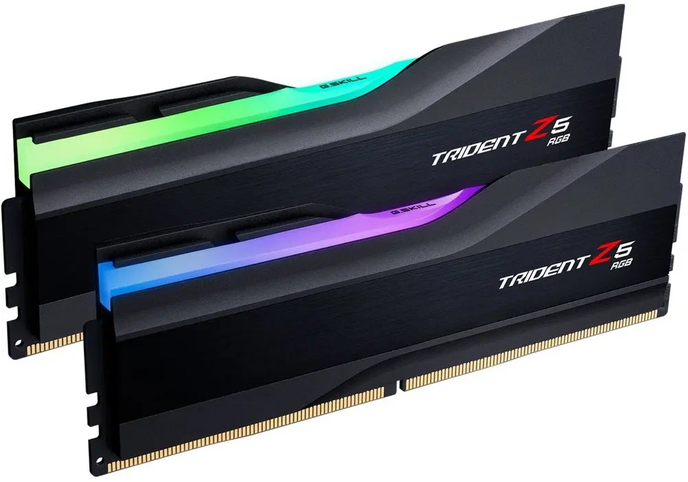 Оперативная память G.SKILL Trident Z5 RGB Series DDR5 6400 (PC5 51200) DIMM 288 pin 64 ГБ (32 ГБ 2 шт.) 1.4 В F5-6400J3239G32GX2-TZ5RK