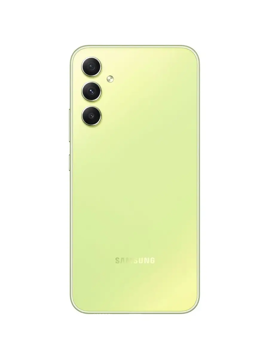 Смартфон Samsung Galaxy A34 5G 8/128 ГБ, Dual nano SIM, лайм — фото 1
