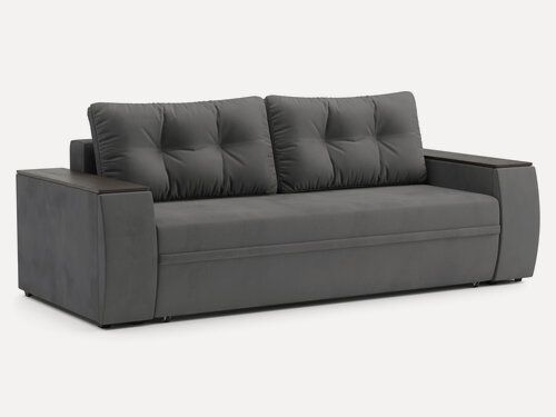 Изображение товара Диван-кровать "Мустанг" подушки ТЕТ /Еврокнижка/короб+короб/диван для сна/диван раскладной, сп. место 160*200.