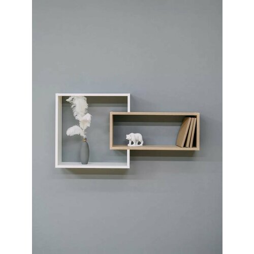 Полка настенная навесная для книг