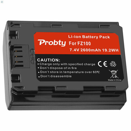 Аккумулятор Probty 2600 mAh NP-FZ100
