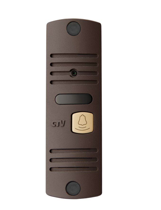 Вызывная панель для видеодомофонов CTV-D40 2МП 1080p угол обзора 70гр по горизонтали ИК подсветка (коричневая)