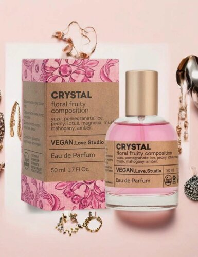 Изображение товара Туалетная вода VEGAN.LOVE.STUDIO Crystal (Bright Crystal), женская, флакон 50 мл