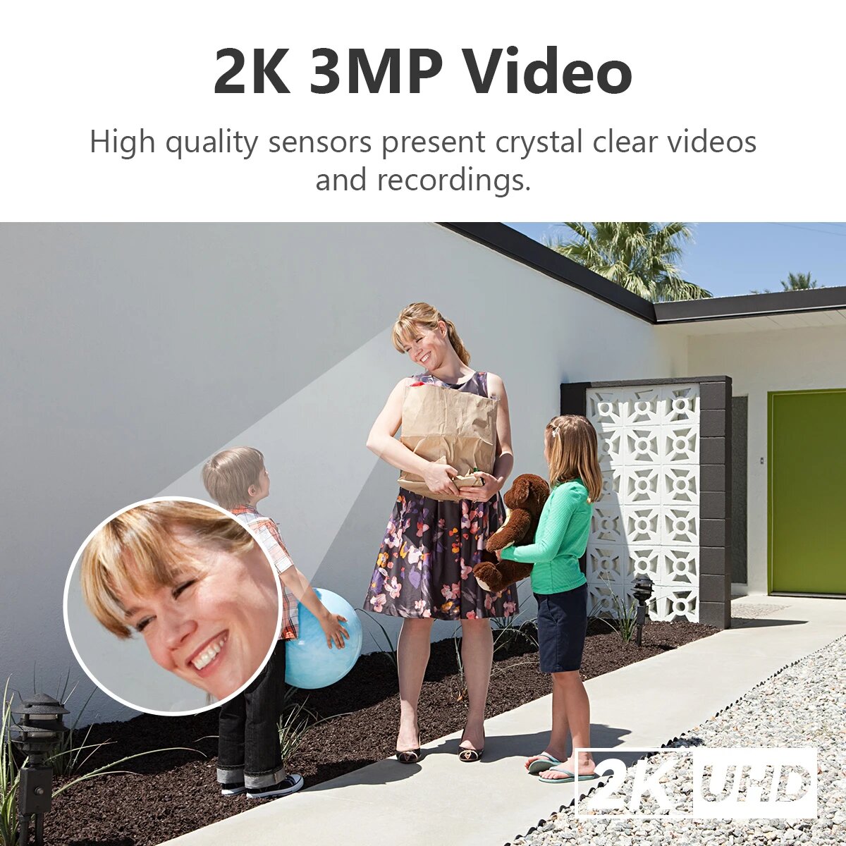 Беспроводной дверной звонок IMOU Vedio 2S 3MP, Doorbeel 2S x Chime, Американская (US) — фото 1