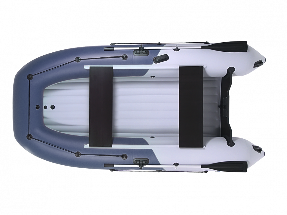 Надувная лодка НДНД Grouper 335W серо-синий — фото 1