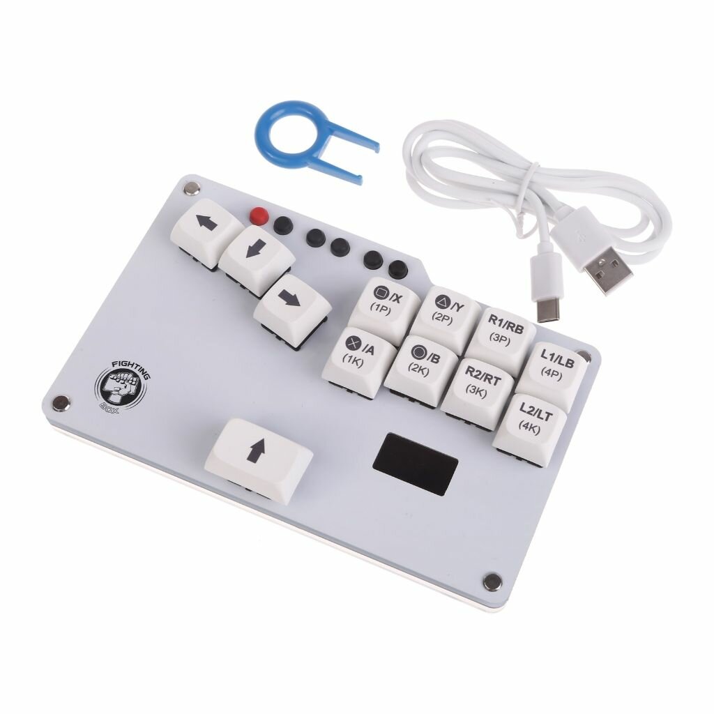 Клавиатура FightingBox HitBox Arcade Fighting Keyboard с бесшумным красным переключателем
